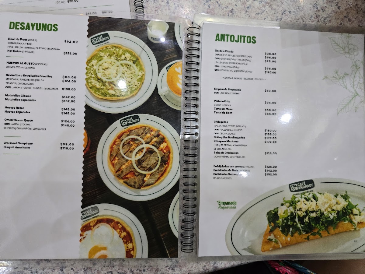 Café Andrade Diverplaza Menu - Image 3